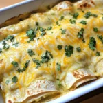 White Chicken Enchiladas